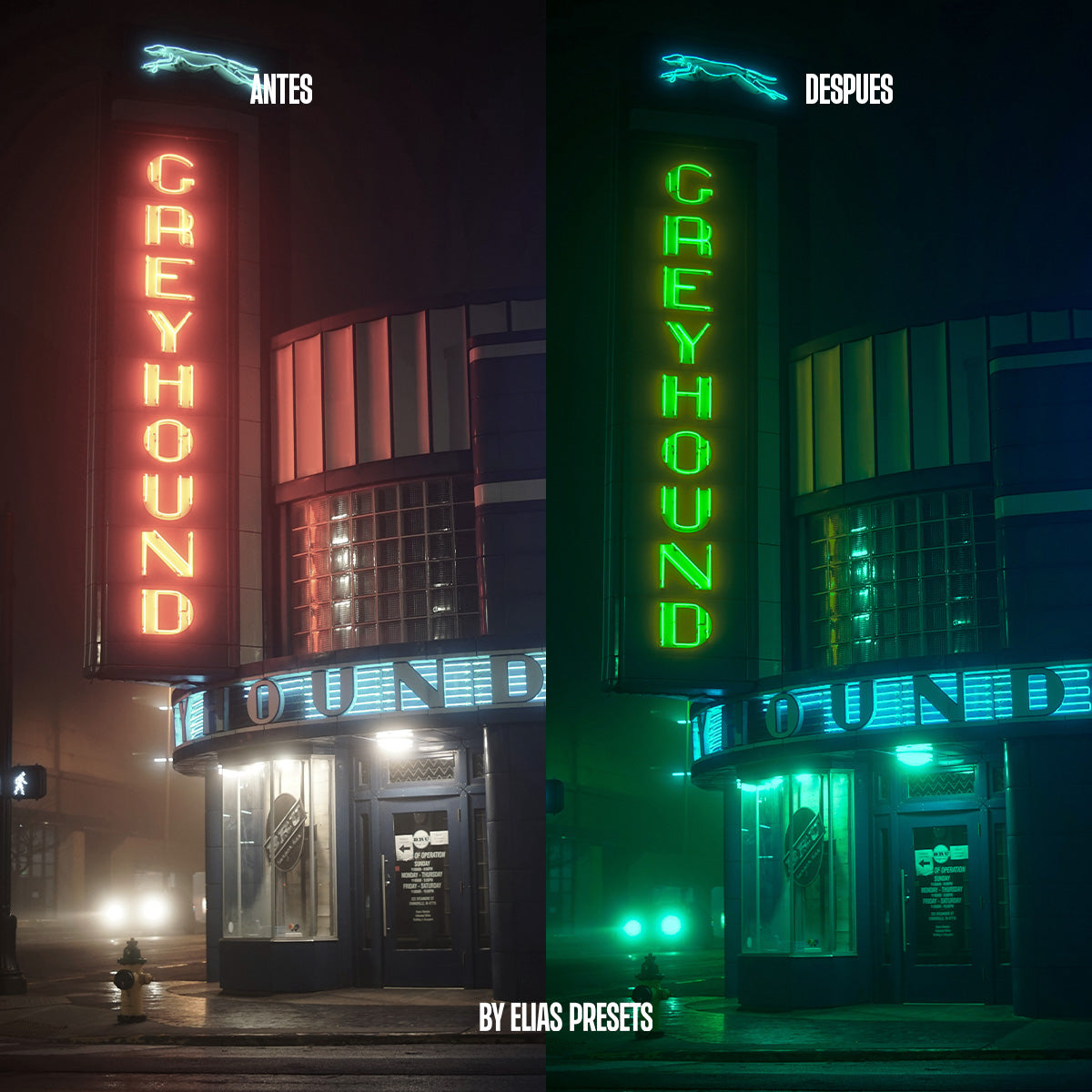 Blade Runner Green Presets Lightroom