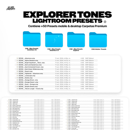 Explorer Presets Lightroom